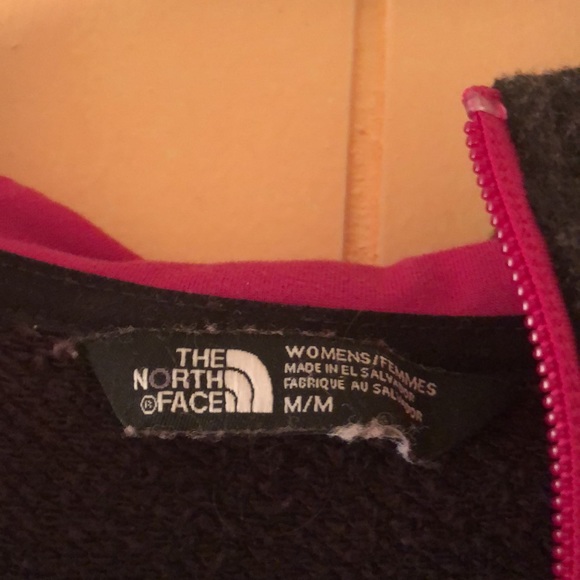 North face zip up hoodie size m - Picture 2 of 2